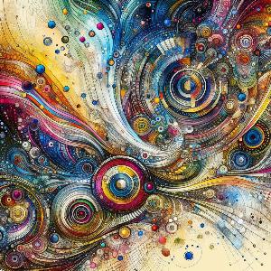 colorful abstract art poster with geometric shapes (10)